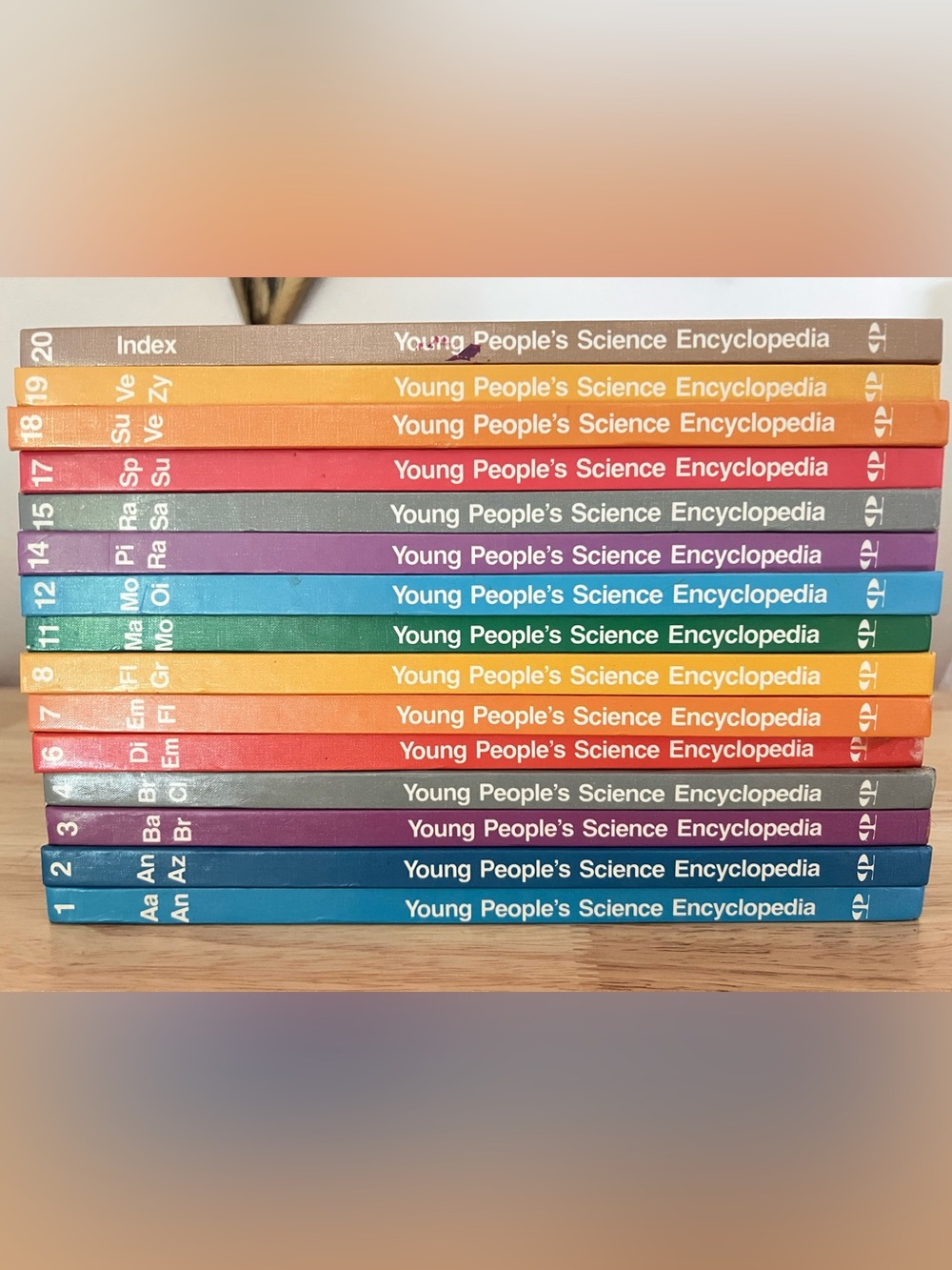 Young People’s Science Encyclopedia 15 Volume Set Vintage Children’s Books